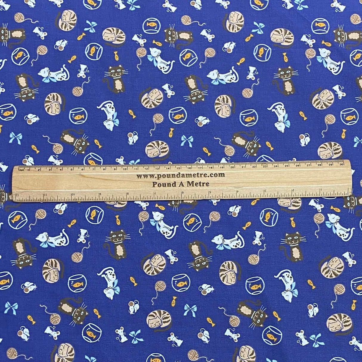 Pound A Metre 3 Metre 3 Metres Dressmaking Poly-Cotton - 45" wide (Cat)