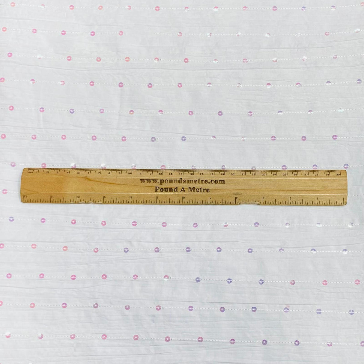 Pound A Metre 3 Metres 3 Metres Dressmaking Sequin Poly-Cotton - 55" wide (Deal 4)