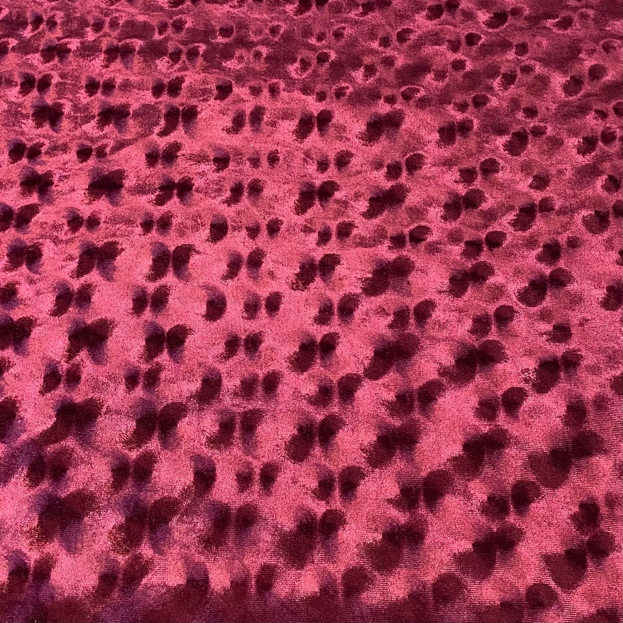 Pound A Metre 3 Metres 3 Metres Embossed Soft Velvet 55" Wide (Burgundy)