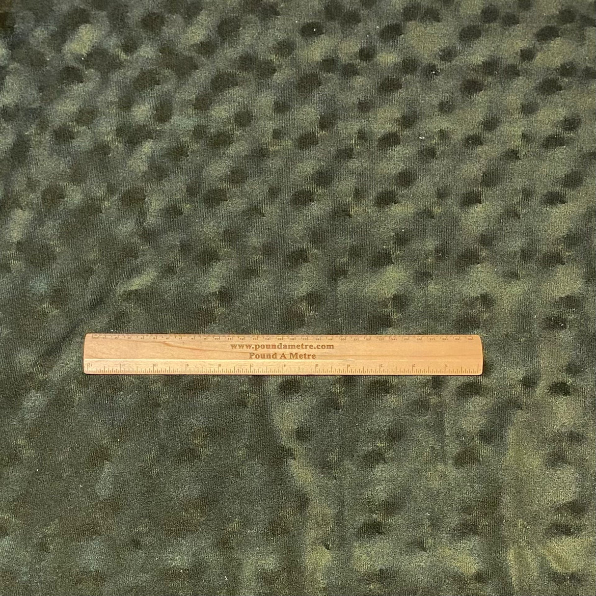 Pound A Metre 3 Metres 3 Metres Embossed Soft Velvet 55" Wide (Khaki)