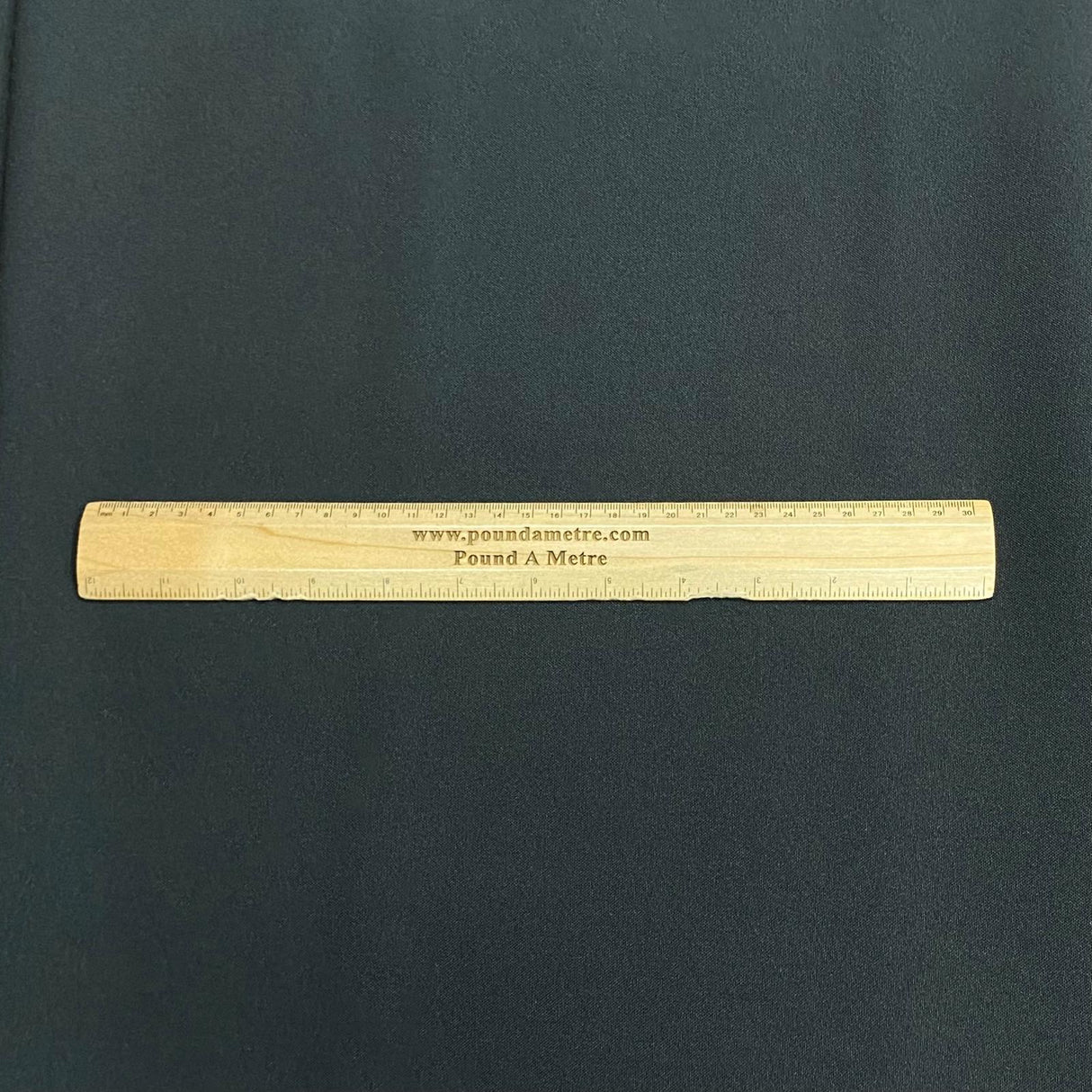 Pound A Metre 3 Metre 3 Metres Heavy Suiting Panama 55" Wide - (Black)