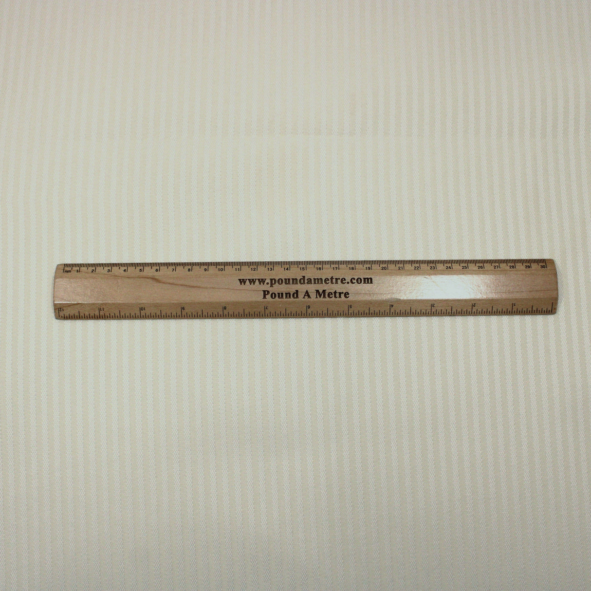 Pound A Metre 3 Metres Heavy Textured Furnishing - 55" Wide - (Cream Stripes)