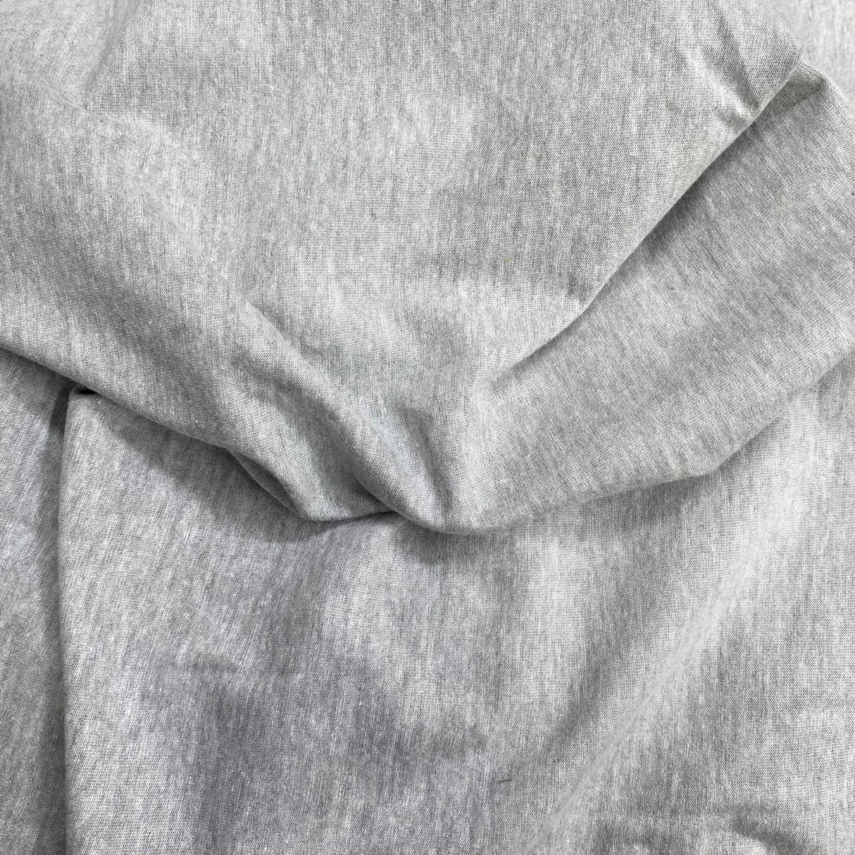Pound A Metre 3 Metres Heavy-Weight Cotton Sweatshirt Jersey Fabric – 55" Wide (Grey)