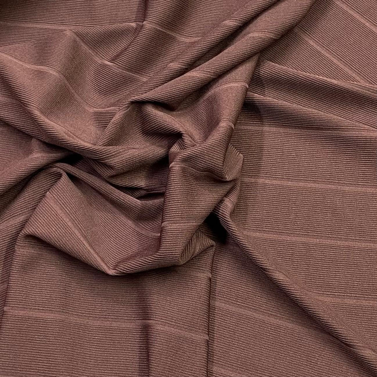 Pound A Metre 3 Metres Heavyweight Ribbed Jersey- 55" Wide (Brown) (EOL)
