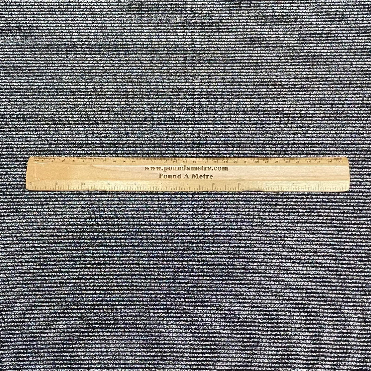 Pound A Metre 3 Metres Heavyweight Ribbed Jersey- 55" Wide (Matallic) (EOL)
