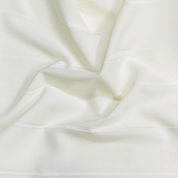 Pound A Metre 3 Metres Heavyweight Ribbed Jersey- 55" Wide (Off-White) (EOL)