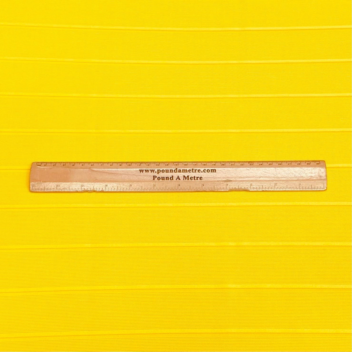 Pound A Metre 3 Metres Heavyweight Ribbed Jersey- 55" Wide (Yellow) (EOL)