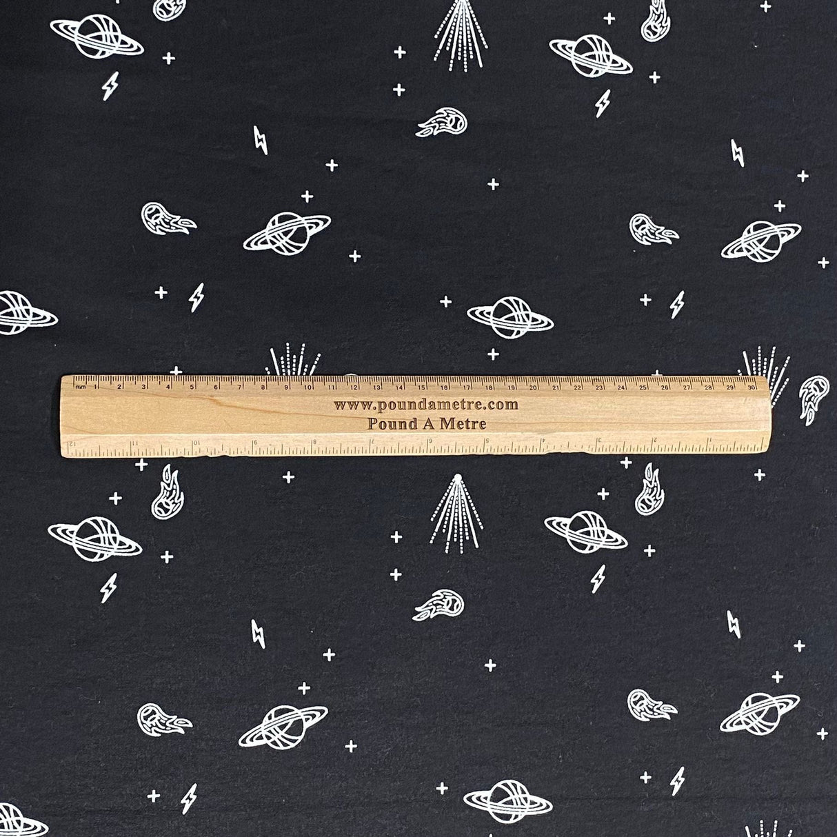 Pound A Metre 3 Metres 3 Metres High Quality Brushed Cotton - 45" Wide (Space)