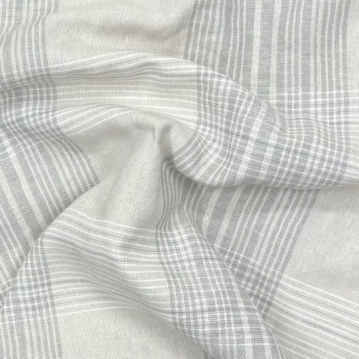 Pound A Metre 3 Metres Linen Look Fabric - 55" Wide - (Silver)