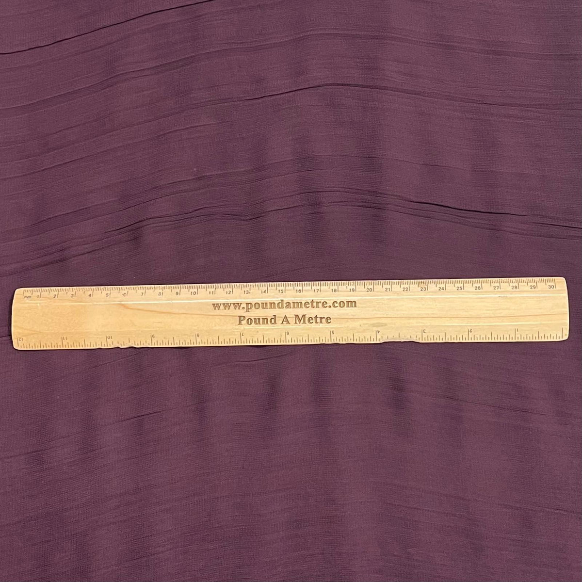 Pound A Metre 3 Metres Luxurious Crinkle Chiffon – 55" Wide (Maroon)