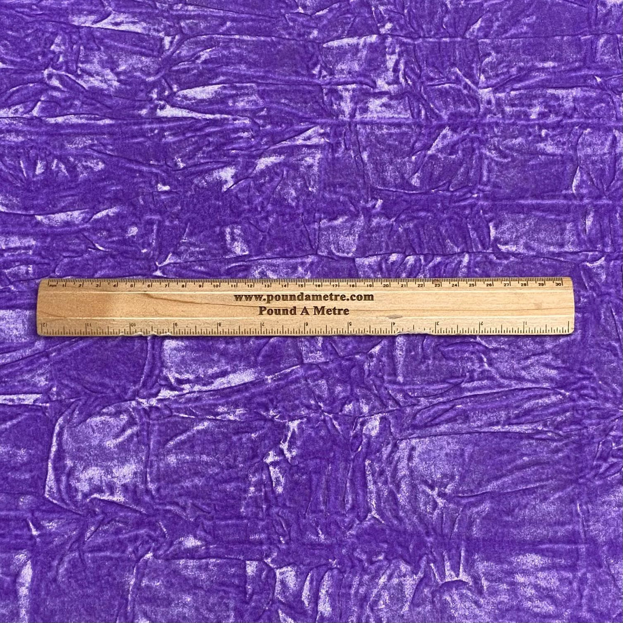 Pound A Metre 3 Metres Luxurious Crushed Spandex Velvet 55" Wide (Purple)