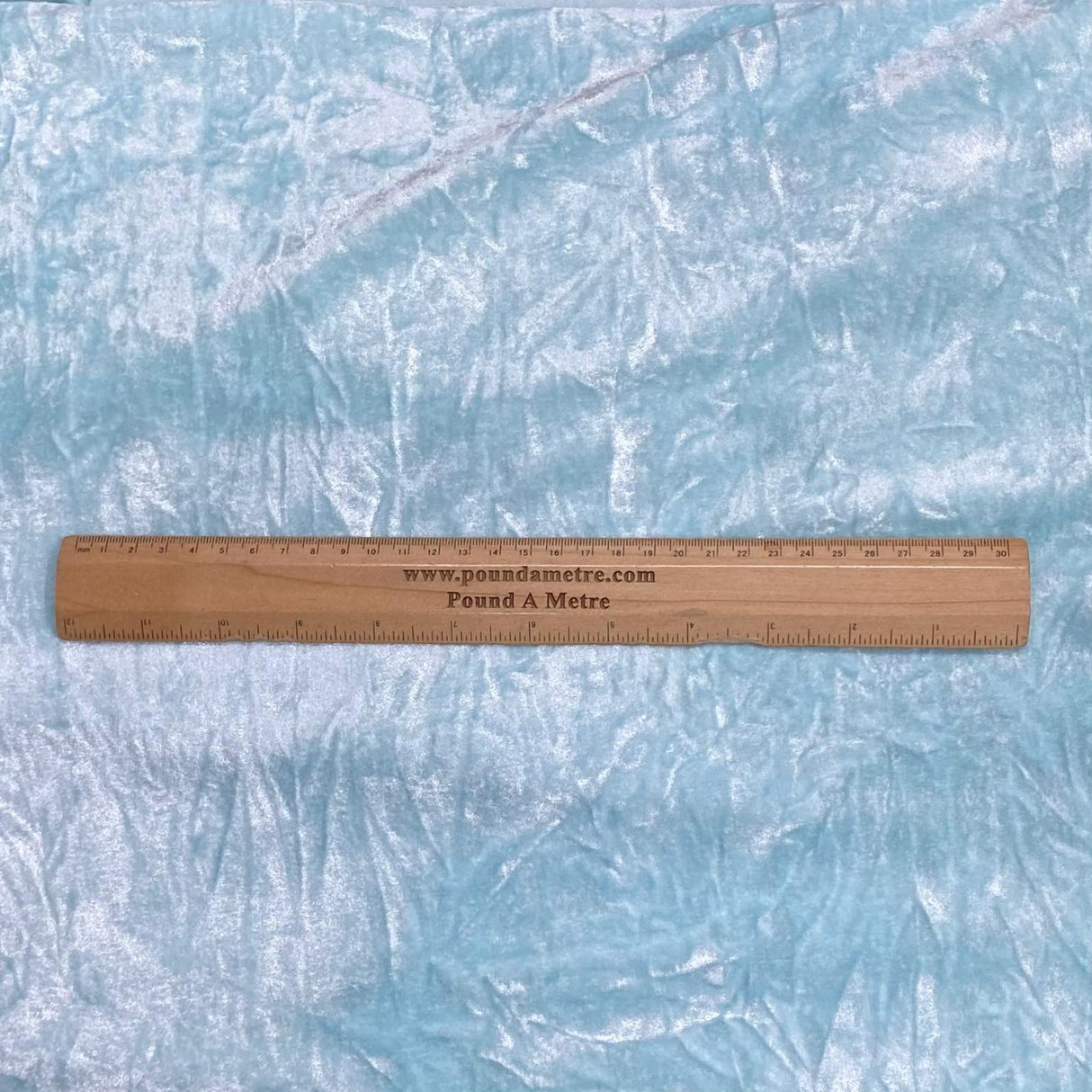 Pound A Metre 3 Metres Luxurious Crushed Spandex Velvet 55" Wide (Sky)