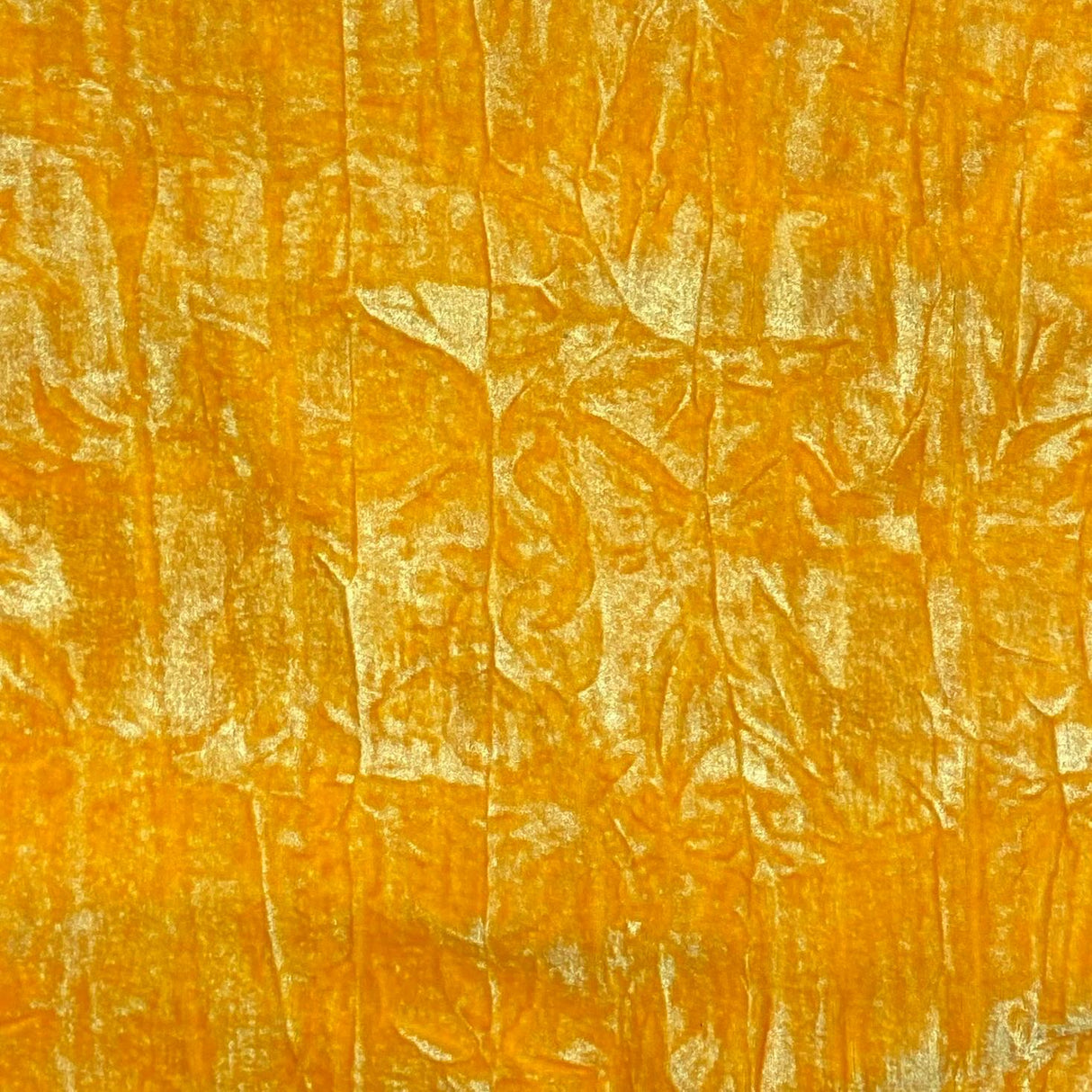 Pound A Metre 3 Metres Luxurious Crushed Spandex Velvet 55" Wide (Yellow)