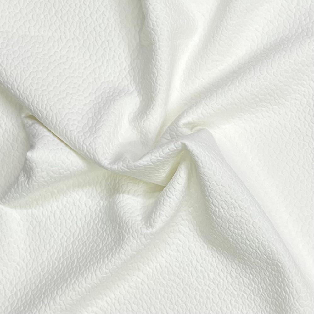 Pound A Metre 3 Metres Luxurious Dobby Jersey 55" Wide (White)