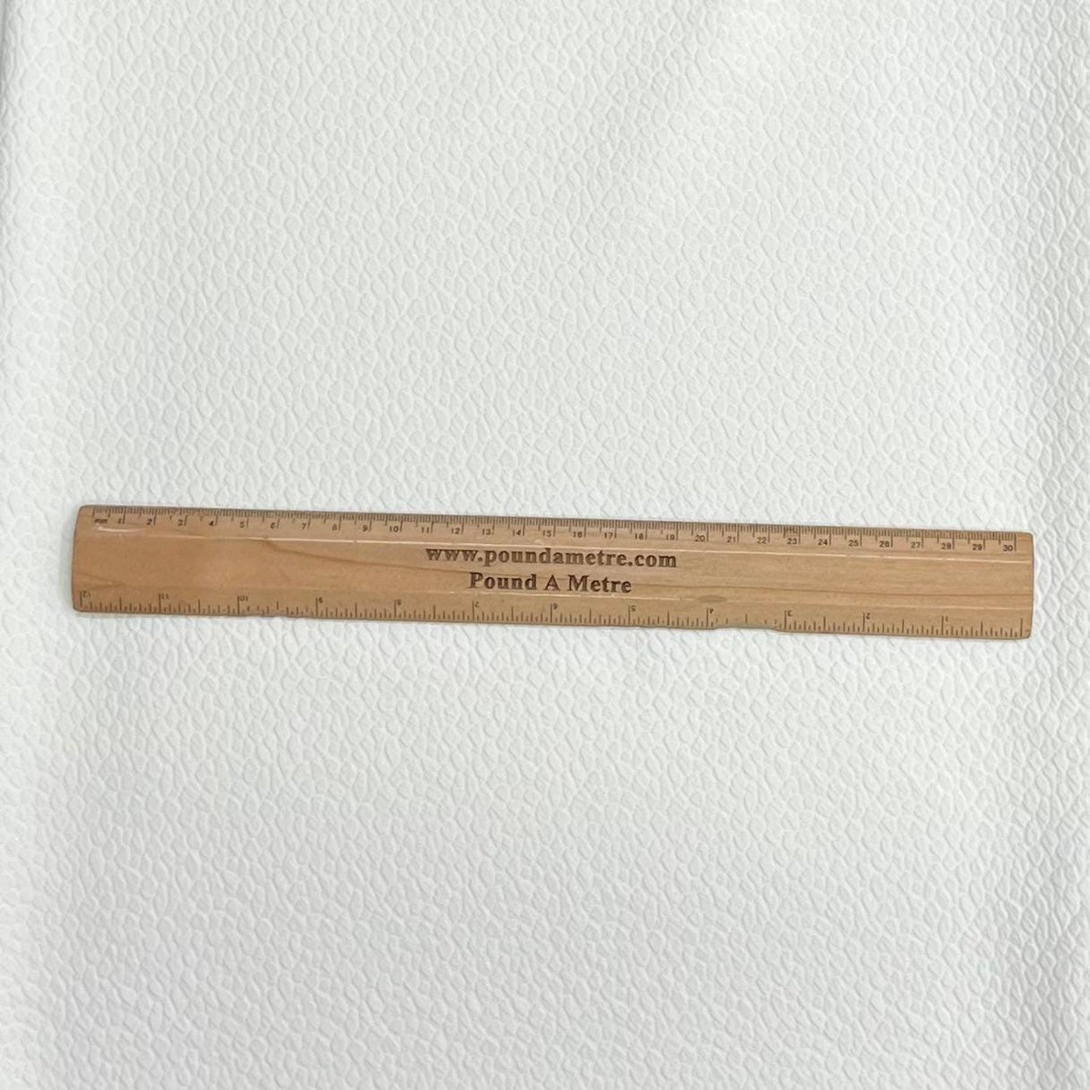Pound A Metre 3 Metres Luxurious Dobby Jersey 55" Wide (White)