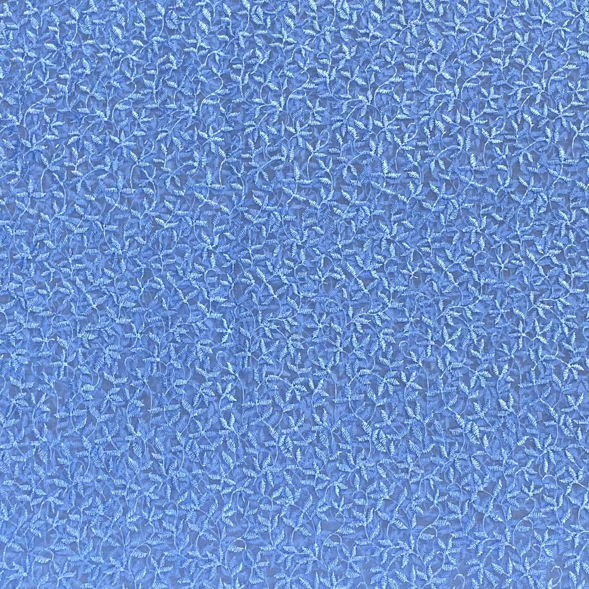 Pound A Metre 3 Metres Luxurious Embroidery Organza - 55 " Wide (Blue)