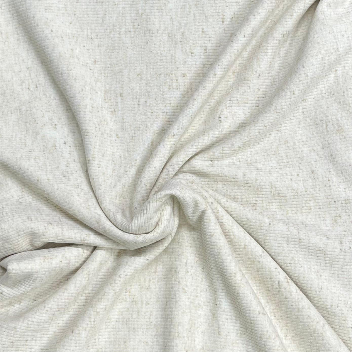 Pound A Metre 3 Metres Luxurious Fine Ribbed Jersey 55” Wide - (Beige)