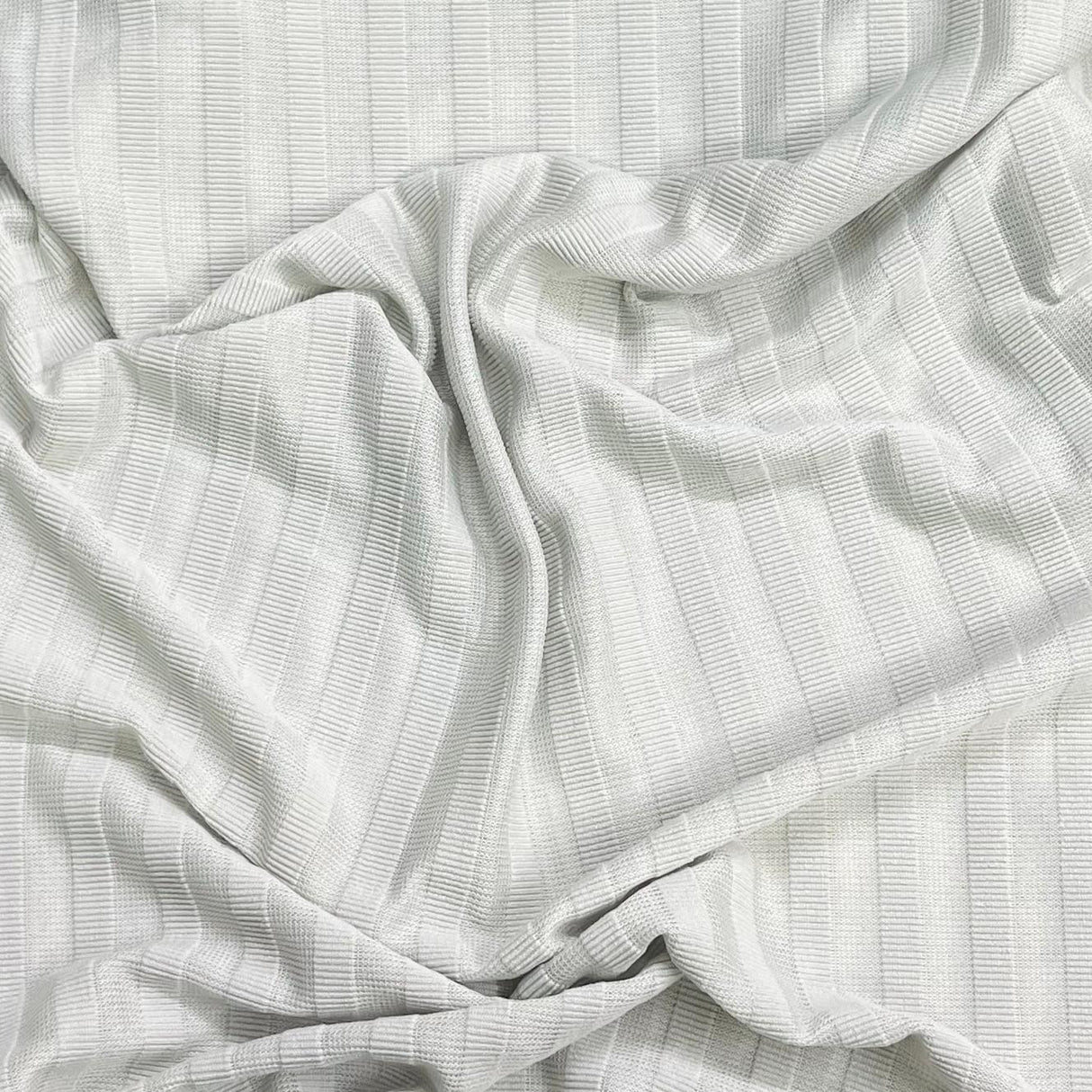 Pound A Metre 3 Metres Luxurious Fine Ribbed Jersey 55” Wide - (Grey)