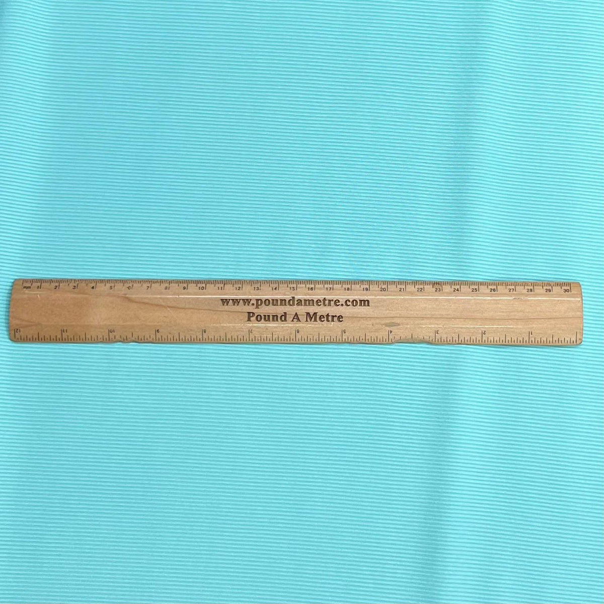 Pound A Metre 3 Metres Luxurious Fine Ribbed Jersey 55” Wide - (Sky)