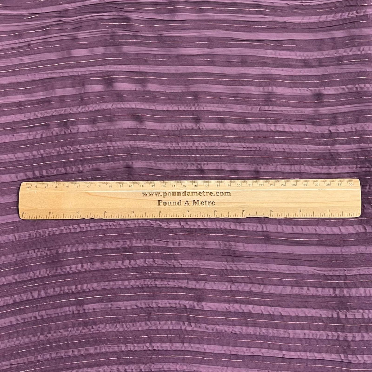 Pound A Metre 3 Metres Luxurious Gold Foil Chiffon – 55" Wide (Foil Wine)