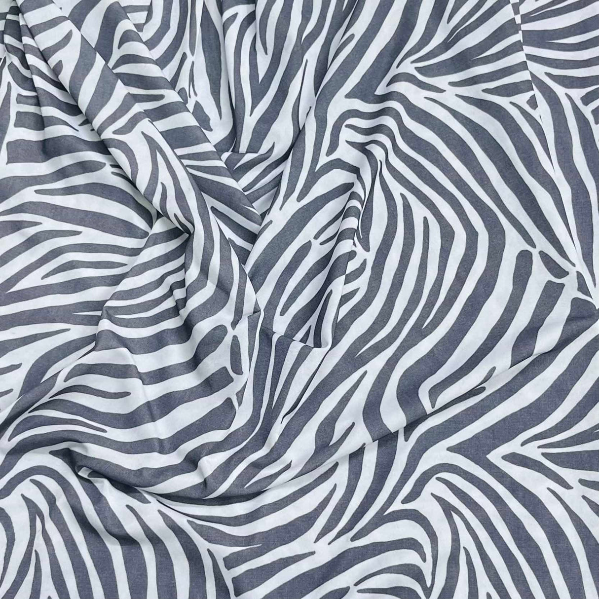 Pound A Metre 3 Metres Luxurious Lycra Jersey 55" Wide (Zebra)