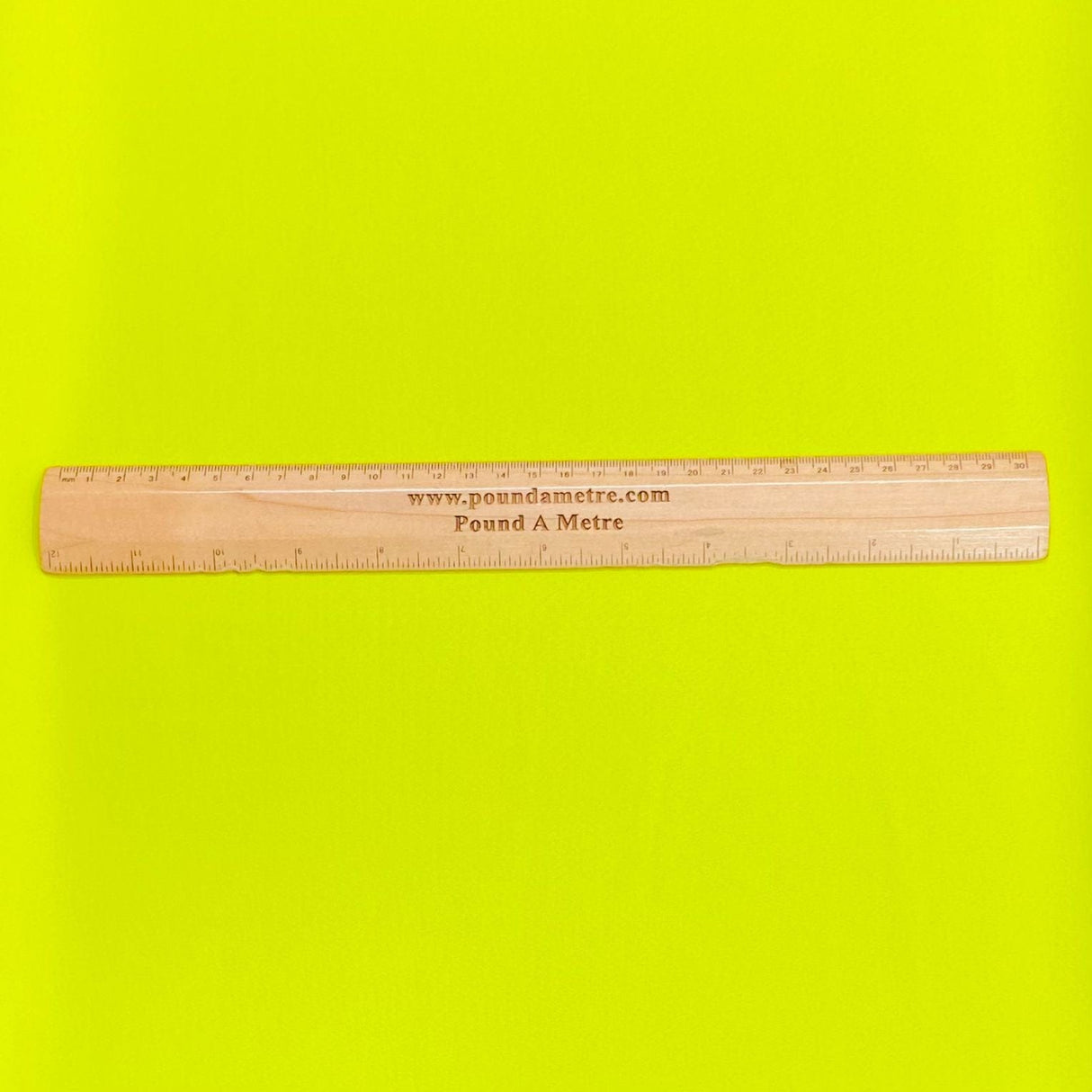 Pound A Metre 3 Metres Luxurious Plain Scuba 55" Wide (Lime Green)