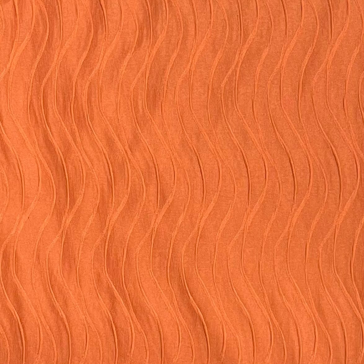 Pound A Metre 3 Metres Luxurious Polyester Crinkle Jersey- 58'' Wide (Rust)