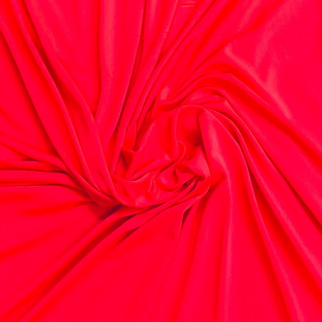 Pound A Metre 3 Metres Luxurious Polyester Jersey- 58'' Wide (Bright Pink)