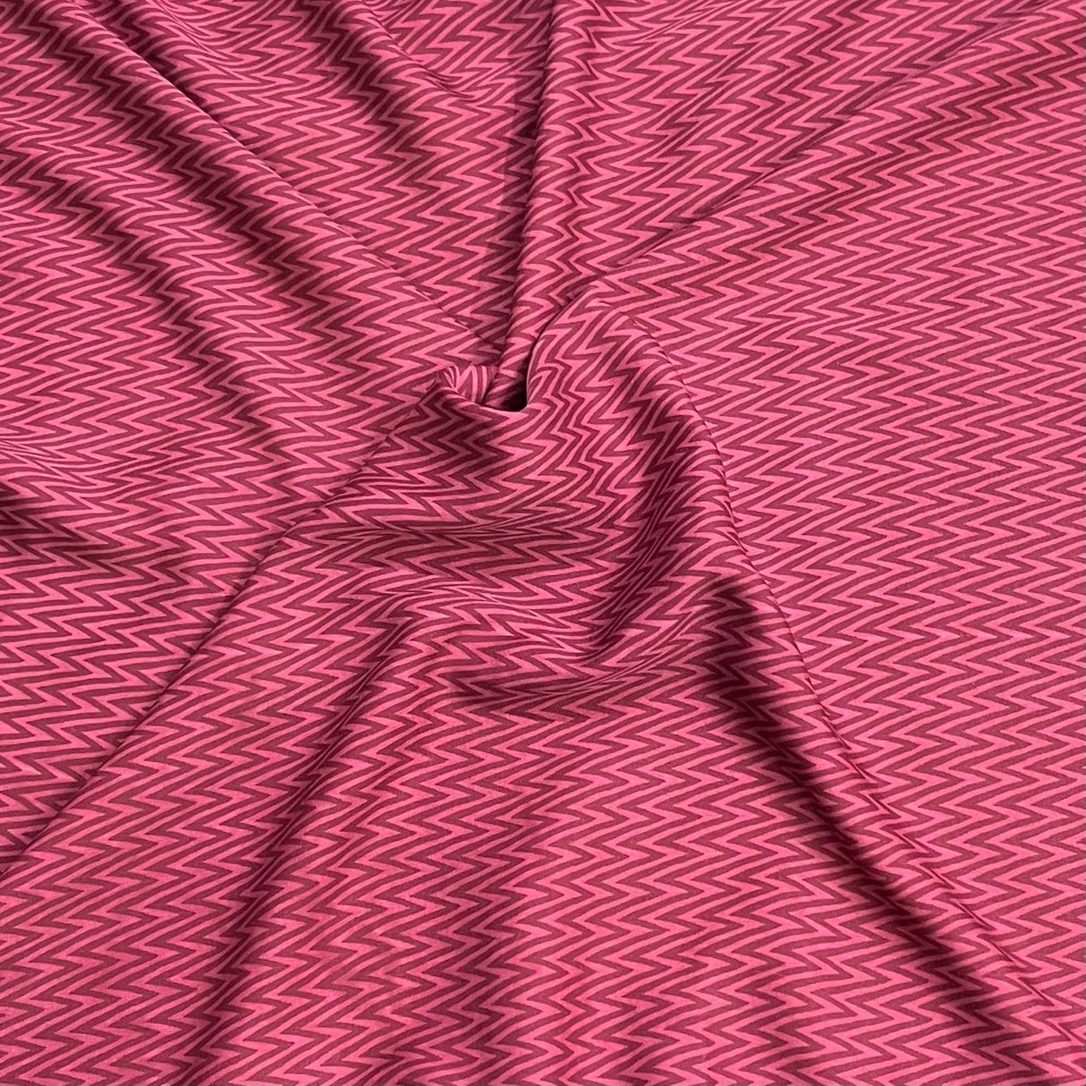 Pound A Metre 3 Metres Luxurious Printed Crepe - 55" Wide (Maroon)
