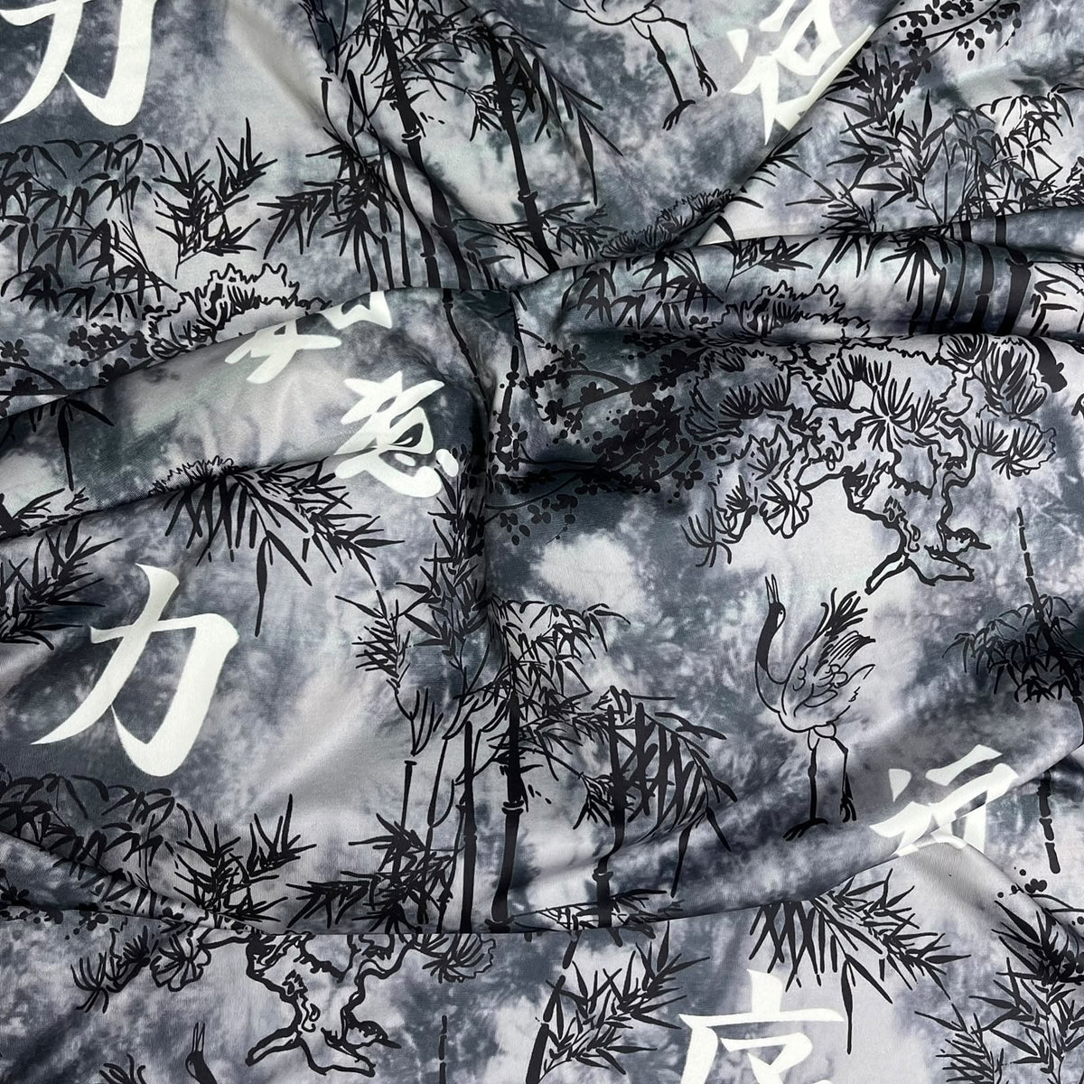 Pound A Metre 3 Metres Luxurious Printed Lycra Jersey 55" Wide (China)