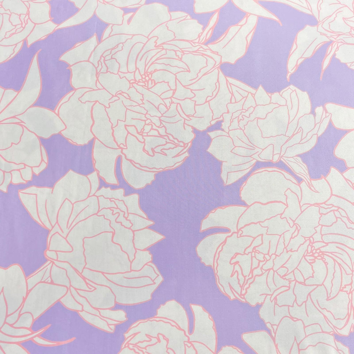Pound A Metre 3 Metres Luxurious Printed Lycra Jersey 55" Wide (Lilac)