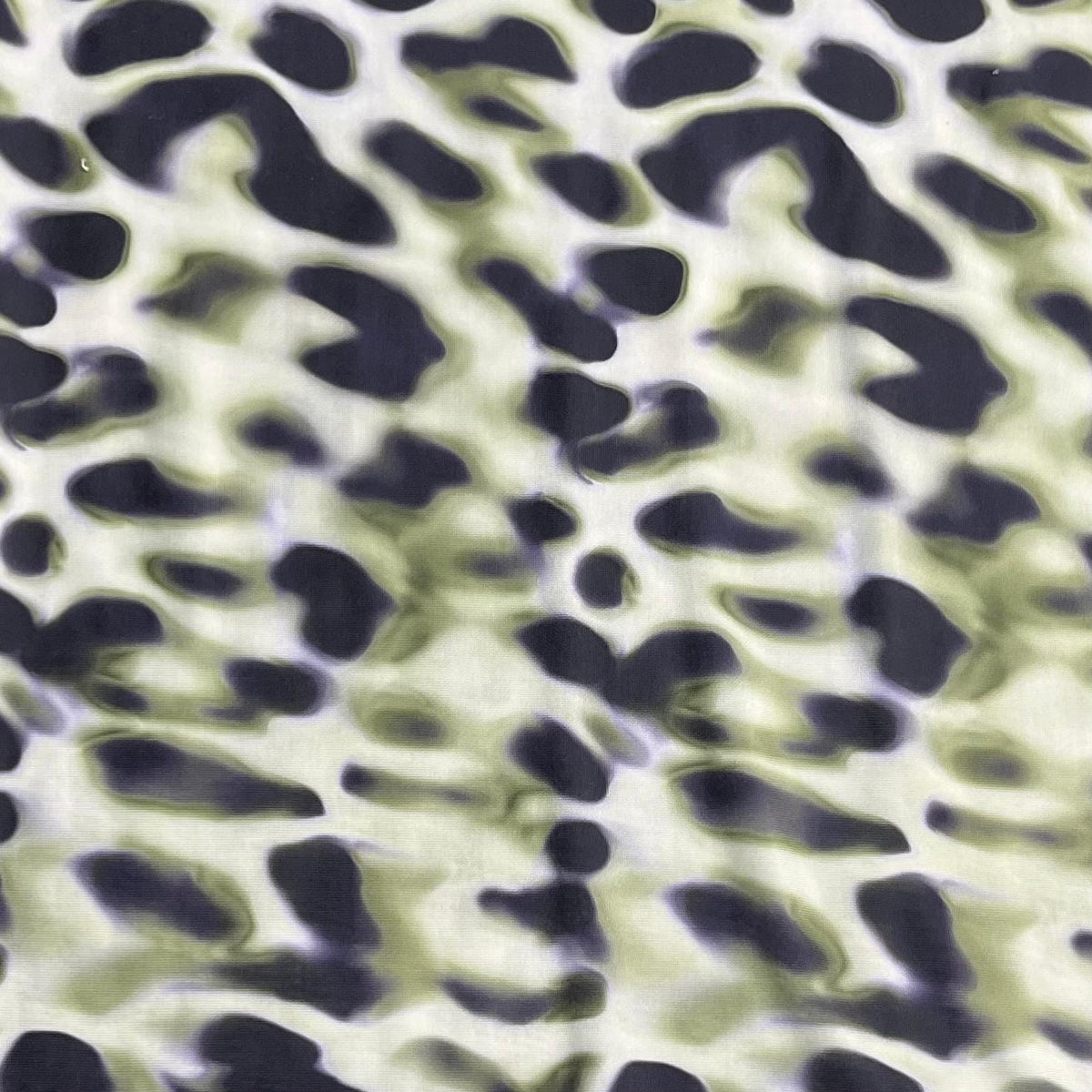 Pound A Metre 3 Metres Luxurious Printed Lycra Jersey 55" Wide (Swamp)
