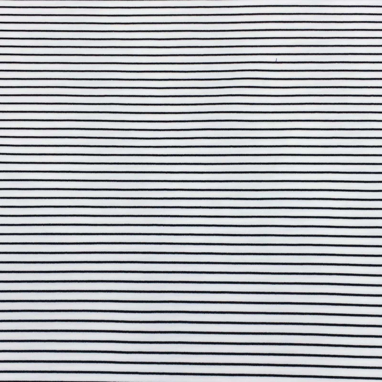 Pound A Metre 3 Metres Luxurious Printed Ribbed Jersey 55” Wide - (Black & White)