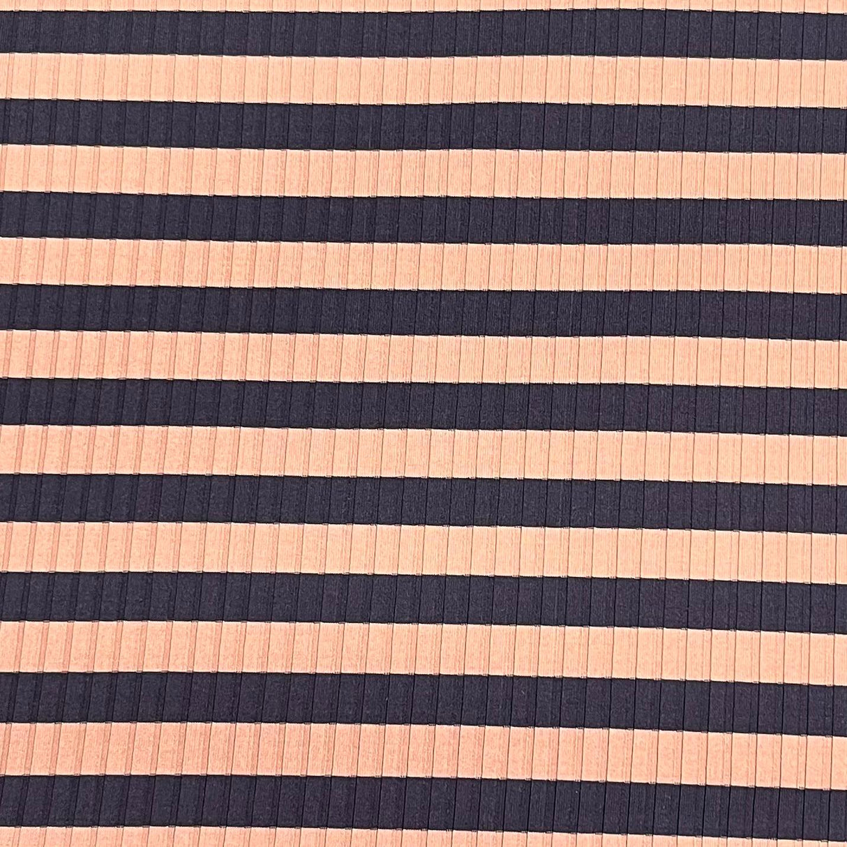 Pound A Metre 3 Metres Luxurious Printed Ribbed Jersey 55” Wide - (Brown & Mauve)