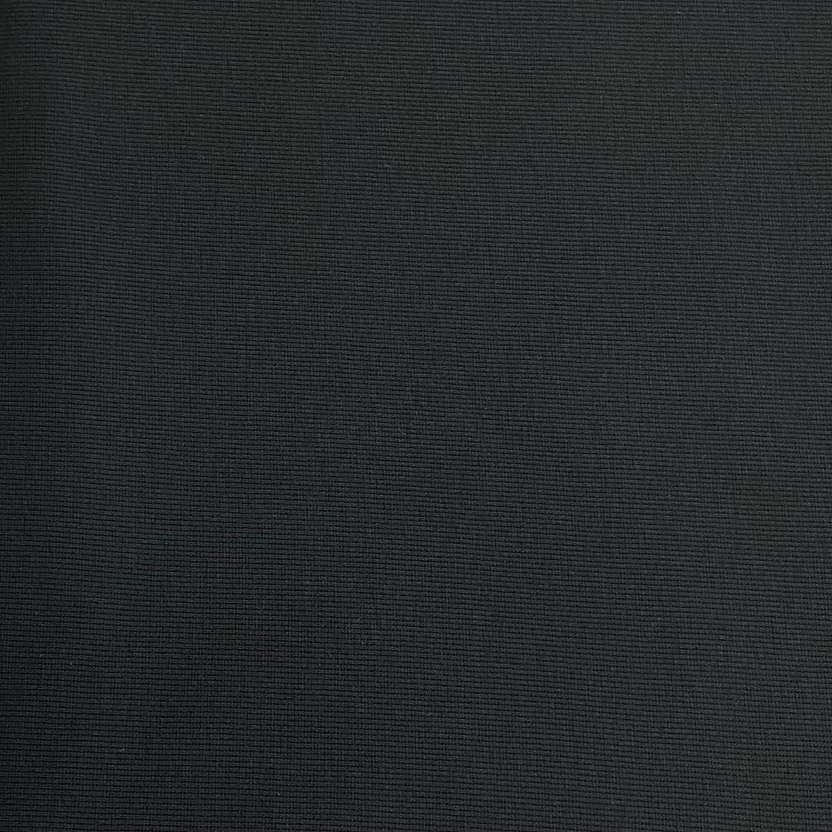 Pound A Metre 3 Metres Luxurious Ribbed Jersey 55” Wide - (Black) (EOL)