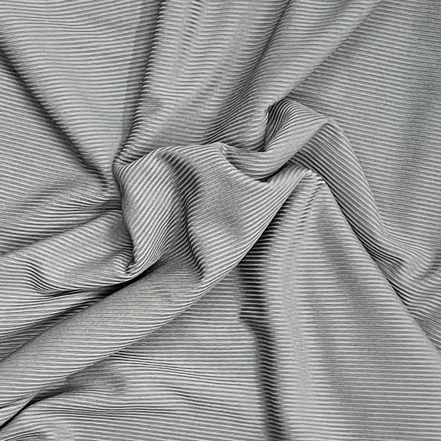 Pound A Metre 3 Metres Luxurious Ribbed Jersey 55” Wide - (Charcoal)