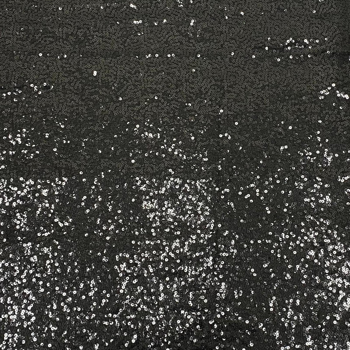Pound A Metre 3 Metres 3 Metres - Luxurious Sequins On Net - 55" Wide - Black