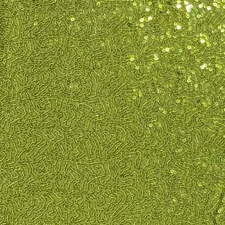 Pound A Metre 3 Metres 3 Metres - Luxurious Sequins On Net - 55" Wide - (Light Green)