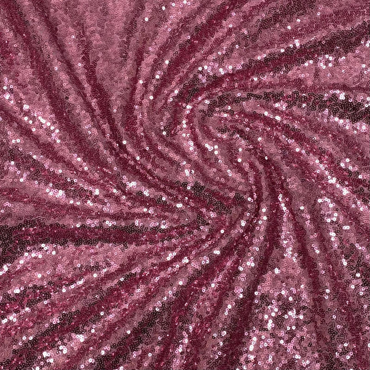 Pound A Metre 3 Metres 3 Metres - Luxurious Sequins On Net - 55" Wide - Pink