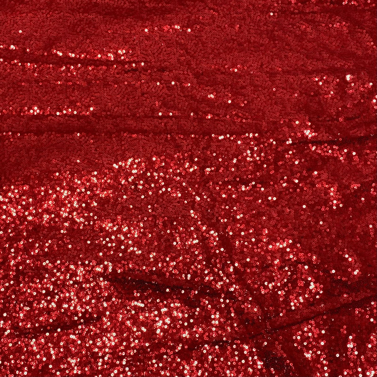 Pound A Metre 3 Metres 3 Metres - Luxurious Sequins On Net - 55" Wide - Red