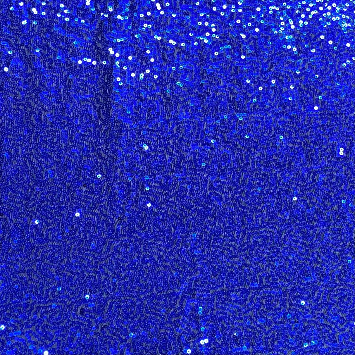 Pound A Metre 3 Metres 3 Metres - Luxurious Sequins On Net - 55" Wide - (Royal)