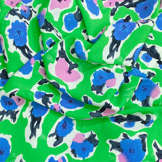 Pound A Metre 3 Metre 3 Metres Luxurious Solara Crepe 55" Wide (Floral)