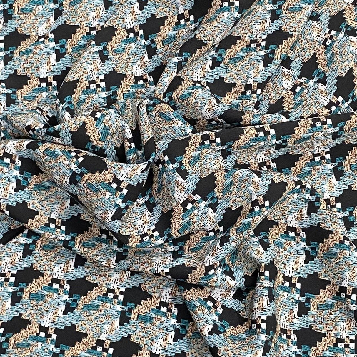 Pound A Metre 3 Metre 3 Metres Luxurious Solara Crepe 55" Wide (Matrix)