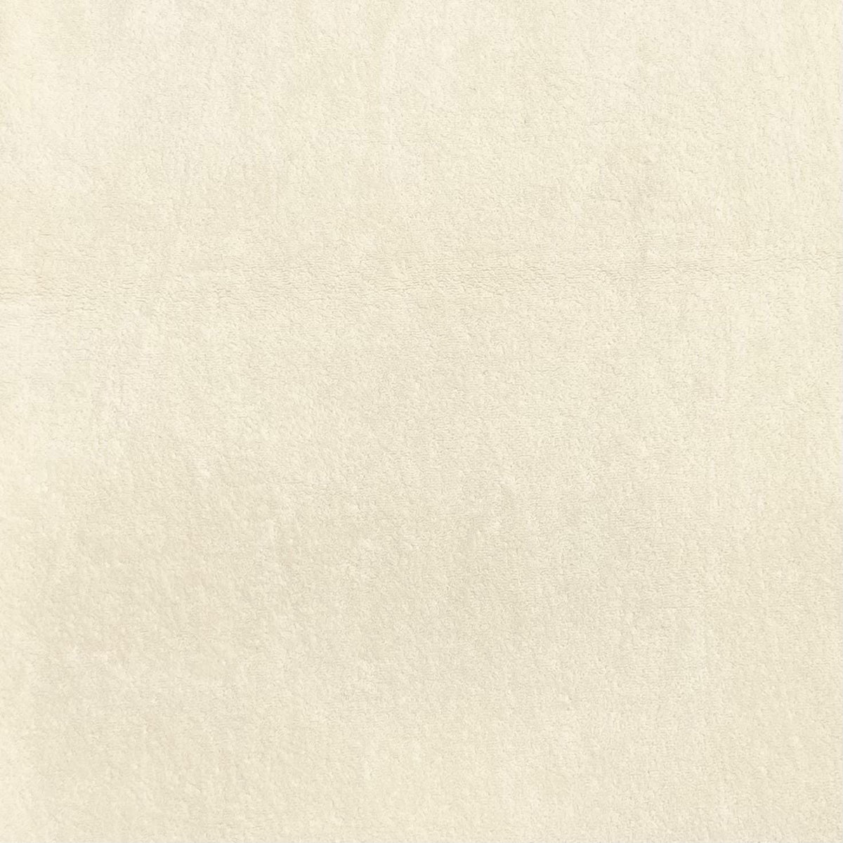 Pound A Metre 3 Metres Luxurious Terry Velour Fabric – 55" Wide (Cream)