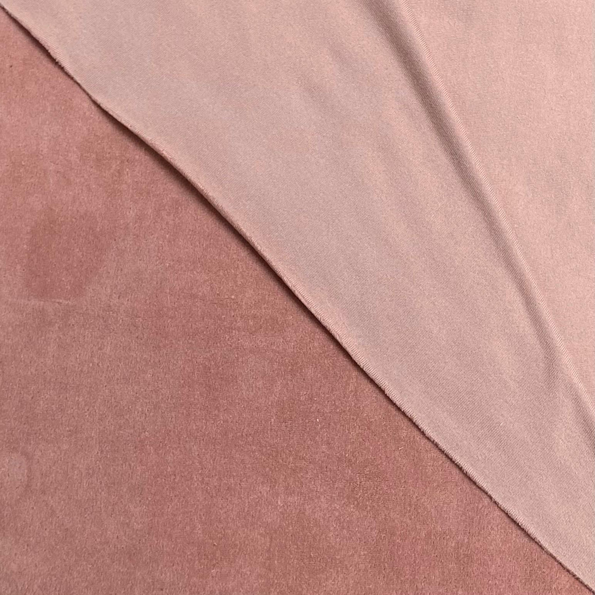 Pound A Metre 3 Metres Luxurious Terry Velour Fabric – 55" Wide (Mauve)