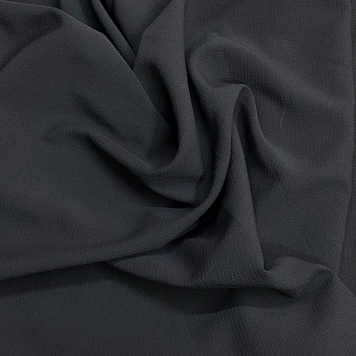 Pound A Metre 3 Metres, Luxury Bubble Crepe - 55” Wide (Black)