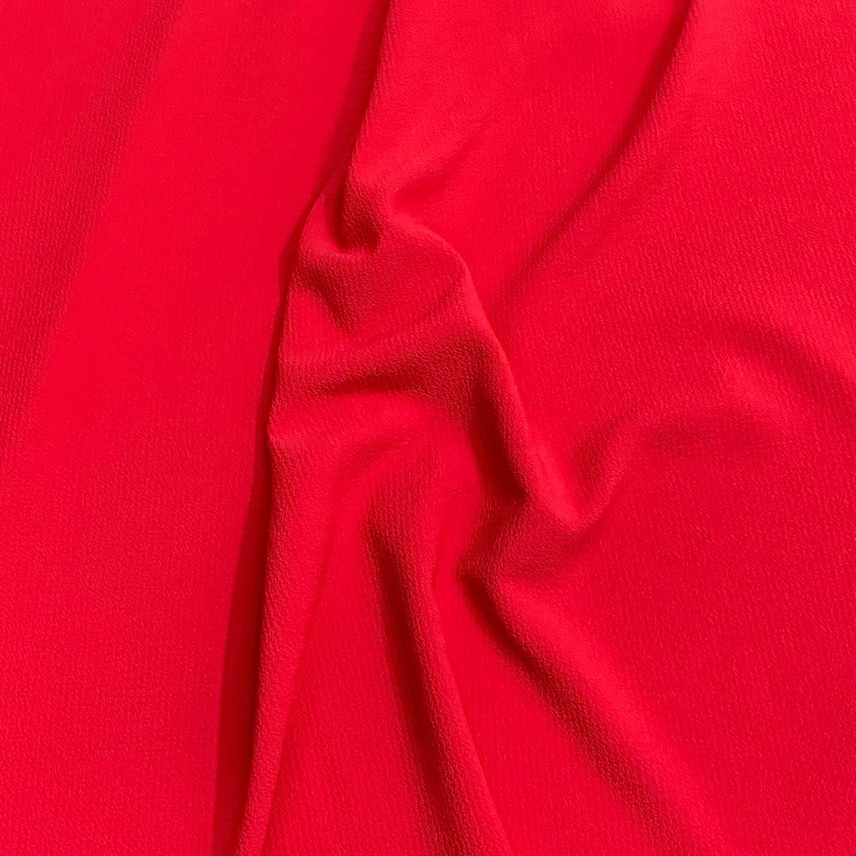Pound A Metre 3 Metres, Luxury Bubble Crepe - 55” Wide (Red)