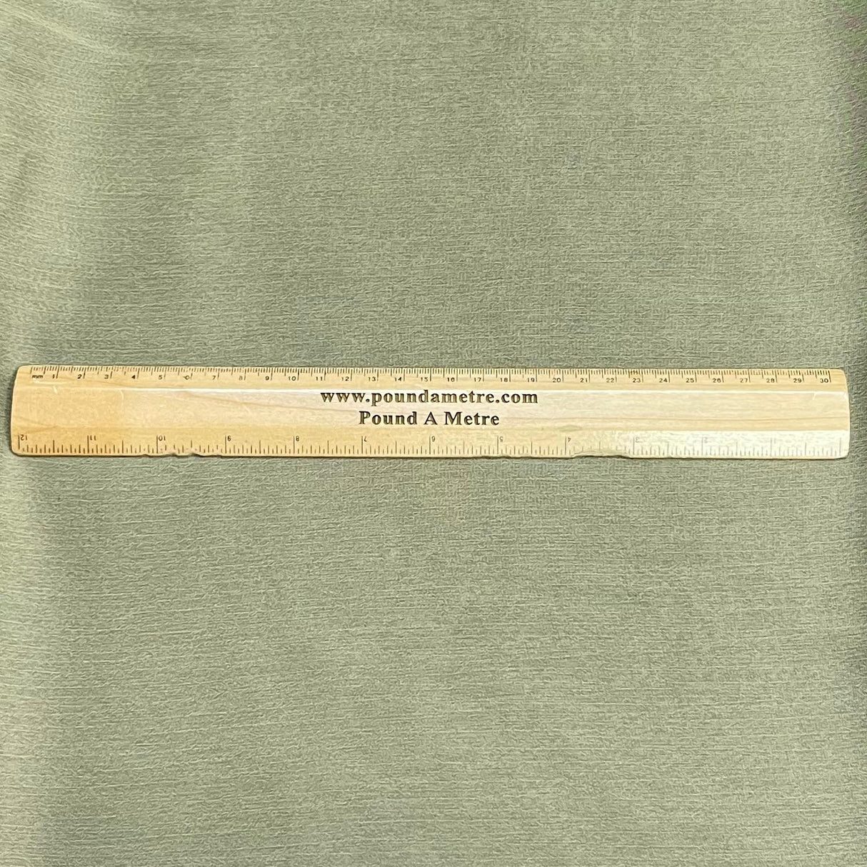 Pound A Metre 3 Metres Luxury Chiffon- 55" Wide- (Khaki)