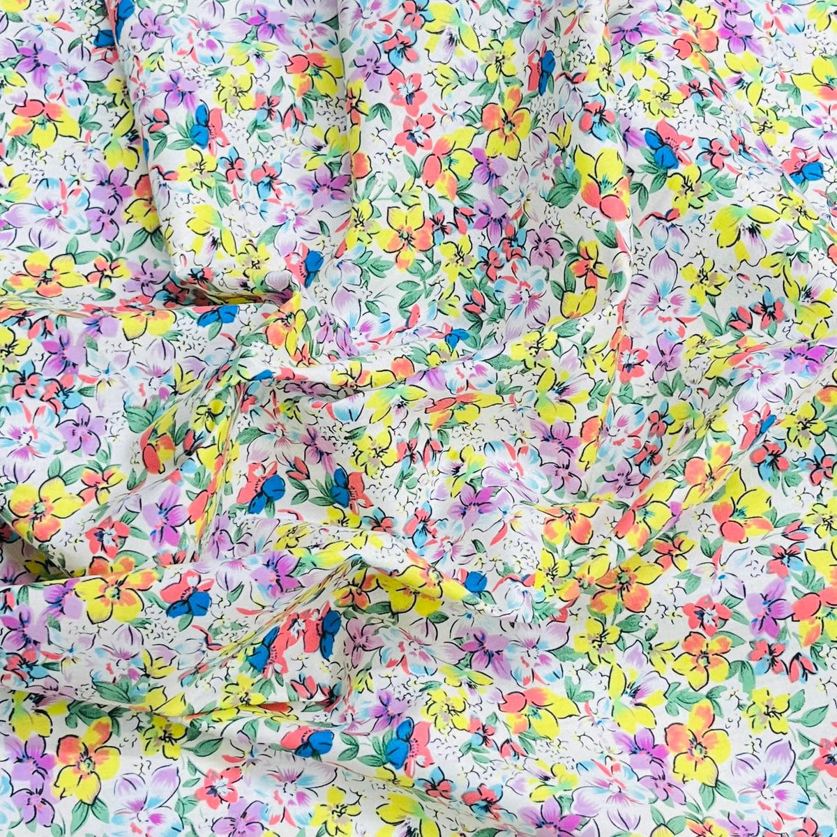 Pound A Metre 3 Metres Luxury Cotton Poplin Fabric – 60'' Wide (Rainforrest)