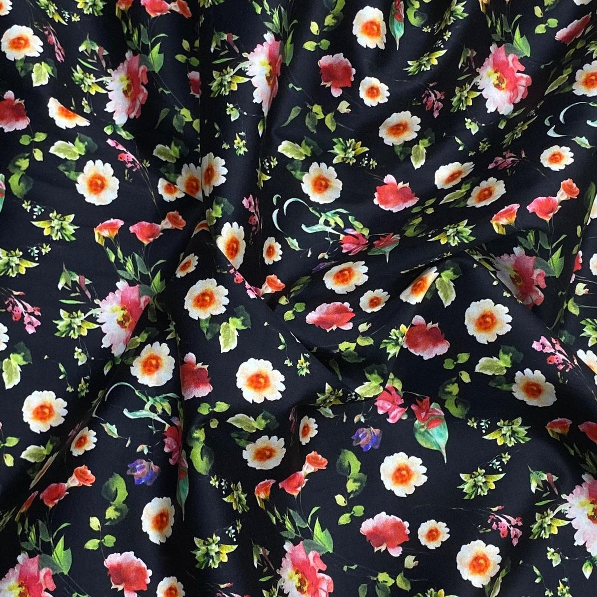 Pound A Metre Per 3 Metres 3 Metres Luxury Cotton Sateen - 45" Wide (Bloom)